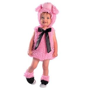 Princess Paradise Baby Girl Squiggly Piggy Halloween Costume Sz 12/18